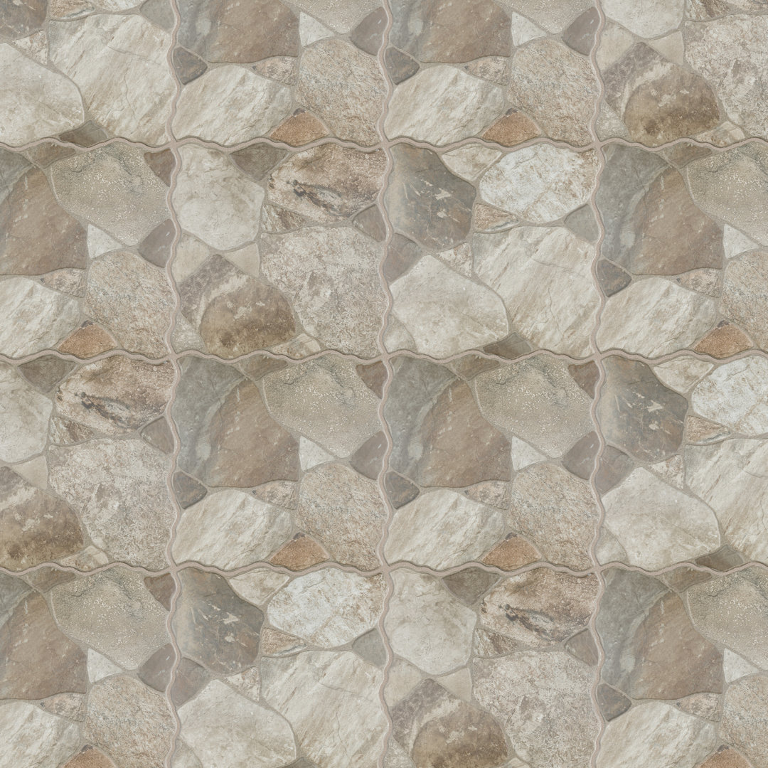 Canet 17" x 17" Porcelain Stone Look Wall & Floor Tile Merola Tile 