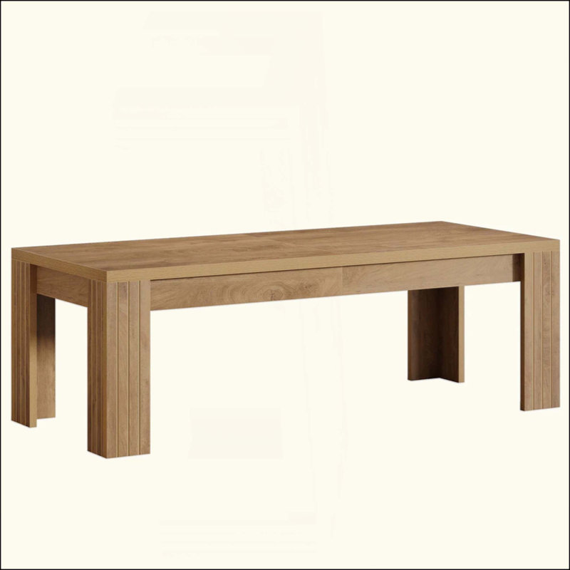 Table de salle à manger généreuse, table de cuisine, bureau à domicile (table seulement)