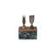 Marble Cheese Server Set With Mango Wood Stand, Black, Set Of 4