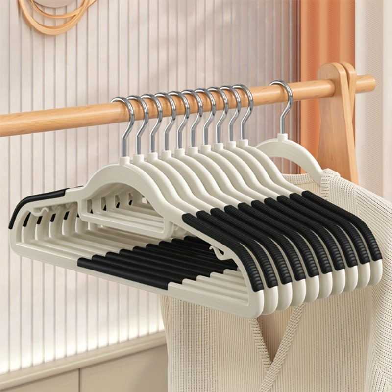 Mellin Plastic Standard Hanger for Suit/Coat, Bleu