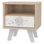 32.5cm W Manufactured Wood Bedside Table