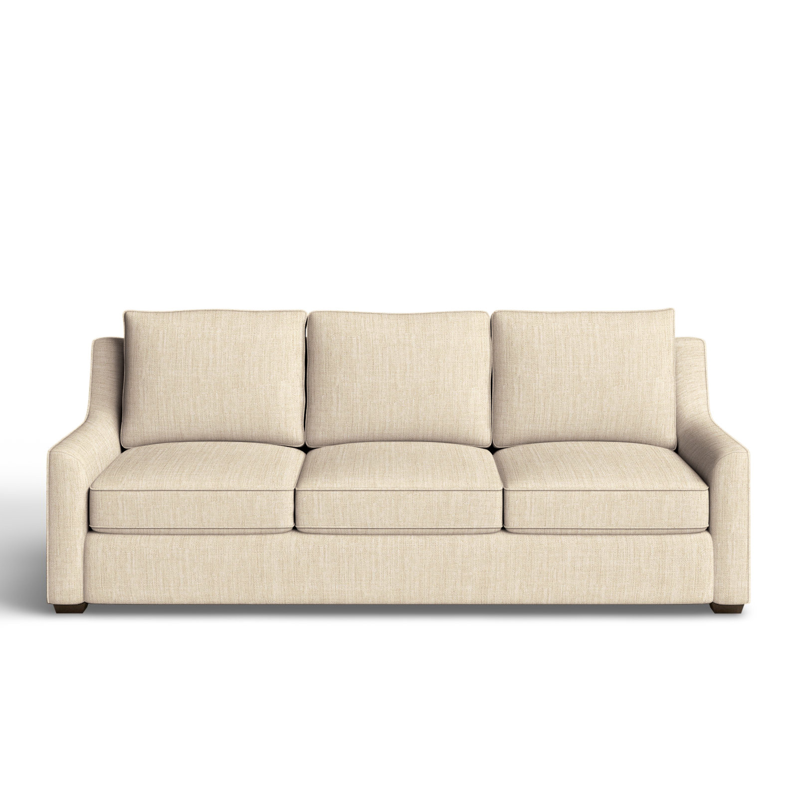 Gemi 80'' Upholstered Sofa, Canvas Flax Sunbrella® Canvas