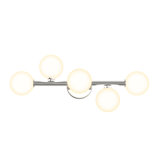 Tuskahoma Vanity Light Fixture, Chrome