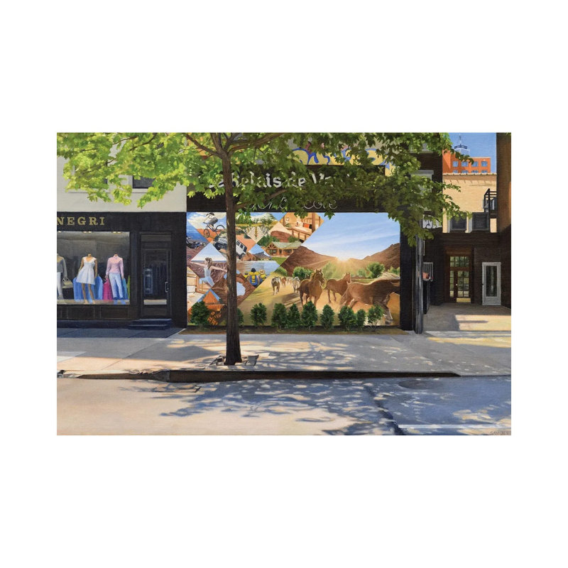 Sorrel River Ranch On Watts Street by Nick Savides - Wrapped Canvas Print, 30.48 cm H x 45.72 cm W