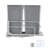 Double Pullout Waste Container Kitchen Trash Can with Soft Close Grey 27QTx2