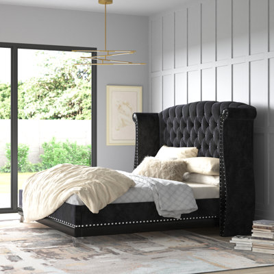 Lit plateforme tapissier McManus