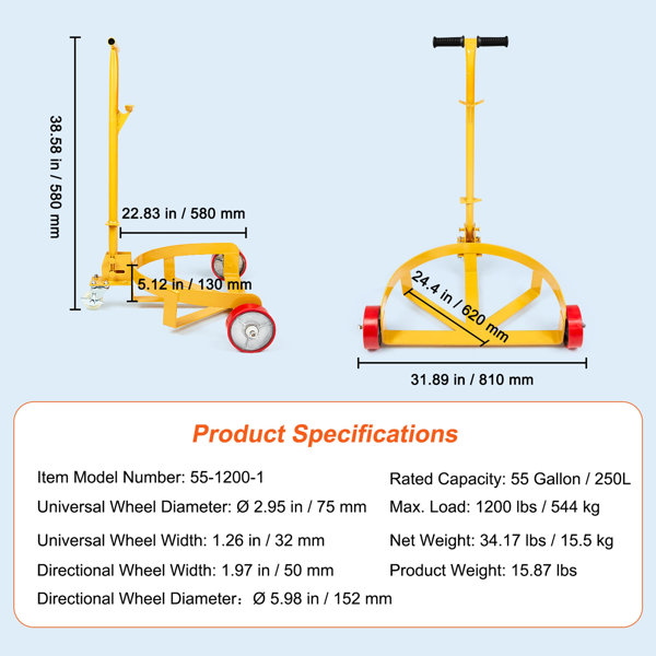 Dimensions du produit