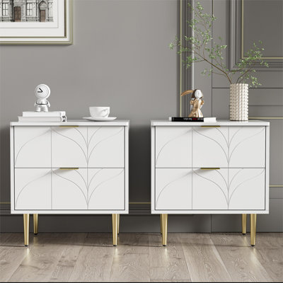 Rueben 50 cm W Bedside Table