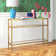 Ceno Glass Top Console Table