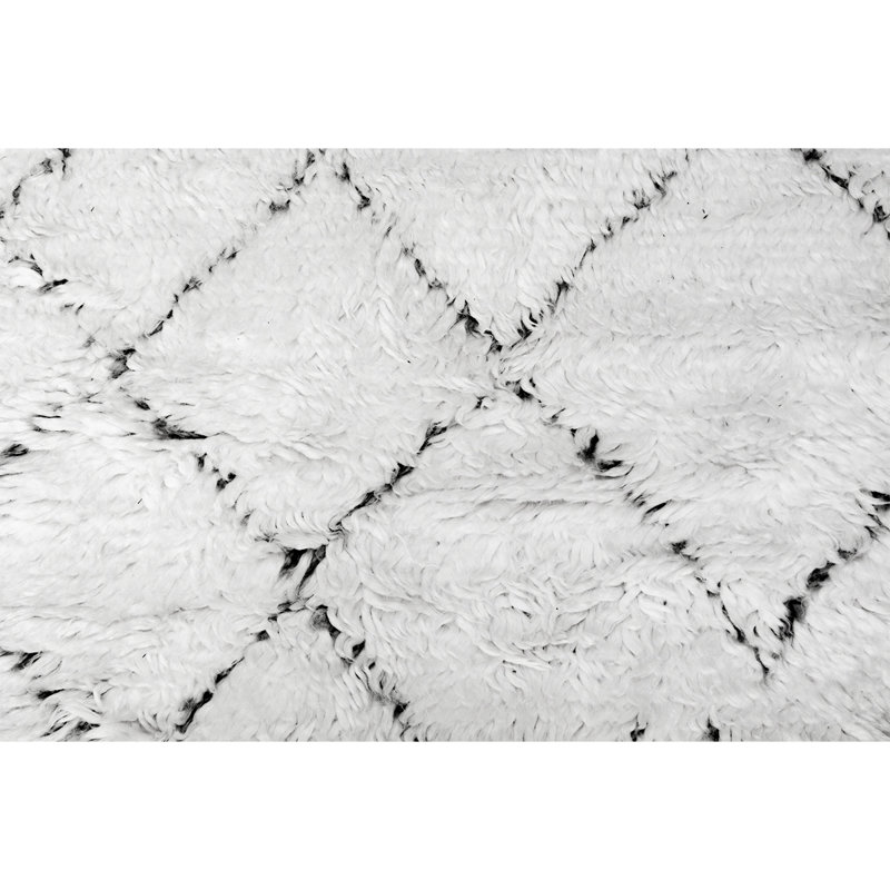 Wool Moroccan Area Rug, Rectangle 8' x 10'