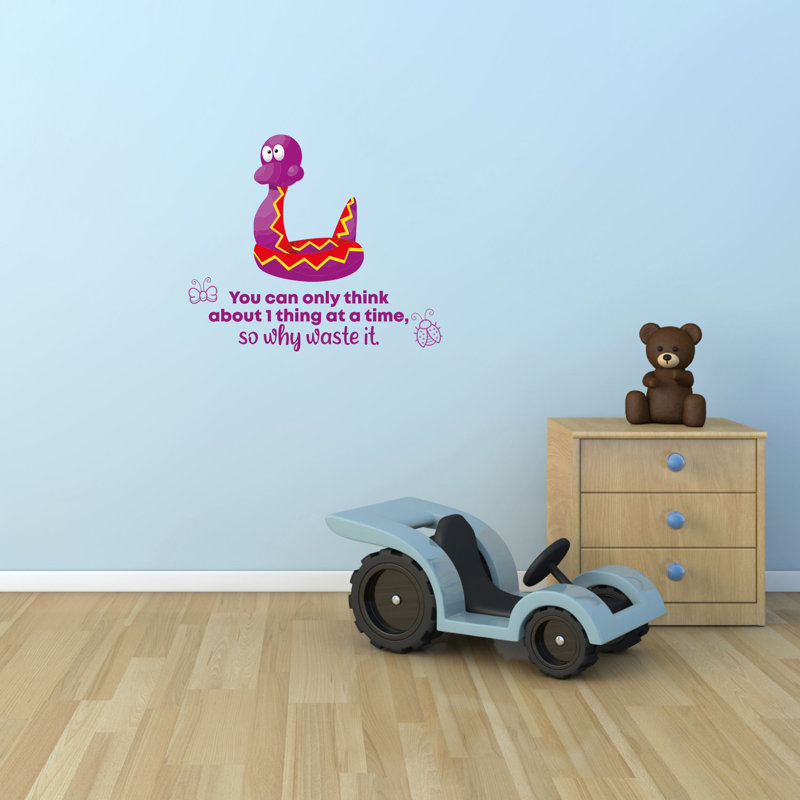 Text & Numbers Wall Decal, 20" H x 20" W x 0.05" D
