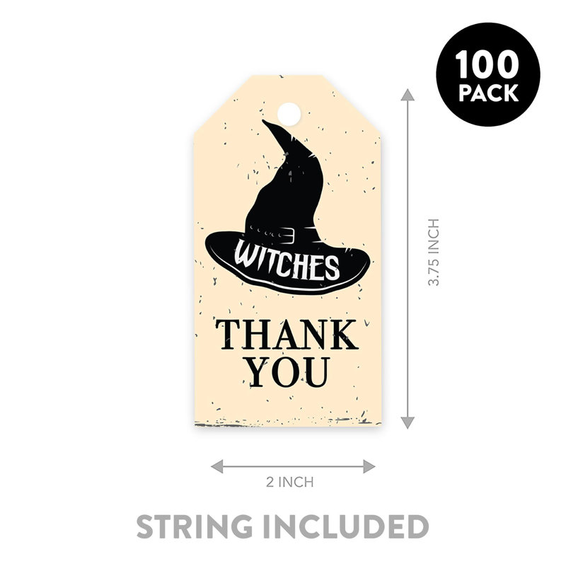 Sacs-cadeaux jetables en papier Witches Hat