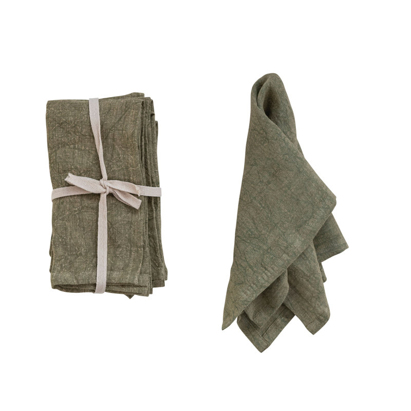 Vernon Linen Napkin, 18" x 18", Green