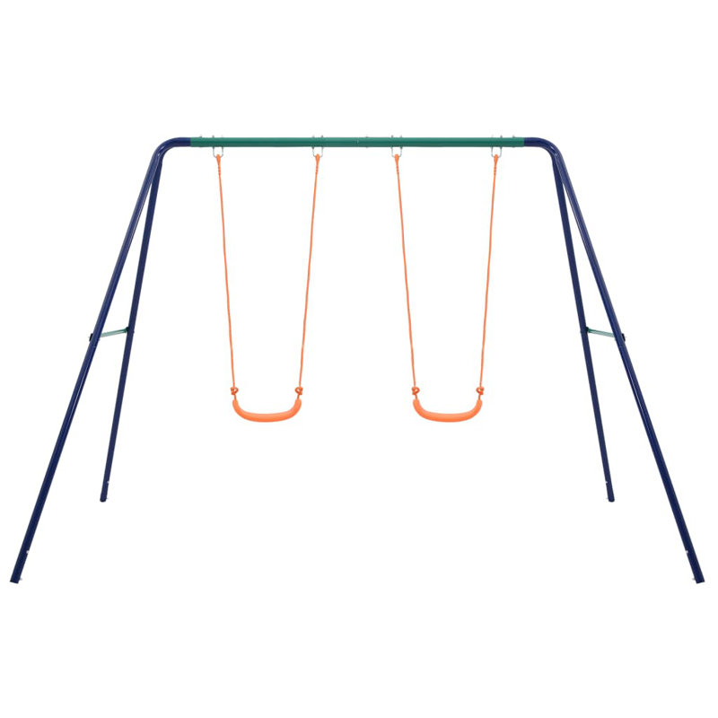 Difiore Rebrilliant Metal Swing Set with 2 Swing(s)