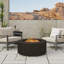 AEGEAN 36" Round Steel Propane or Natural Gas Fire Pit Table by Real Flame-2052029639