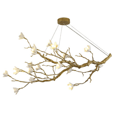 Transitional 18-Light Branch Chandelier 