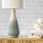 Lampe de table verte 25 po Boone