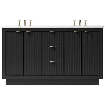 Meuble-lavabo double Lecrieu