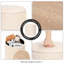 Ensemble de 2 tabourets de pieds ronds avec commode en velours pour table d'appoint rembourrée moderne-598828235