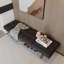 Banc de bout de lit moderne Mid Century 62,99 pouces-73431034