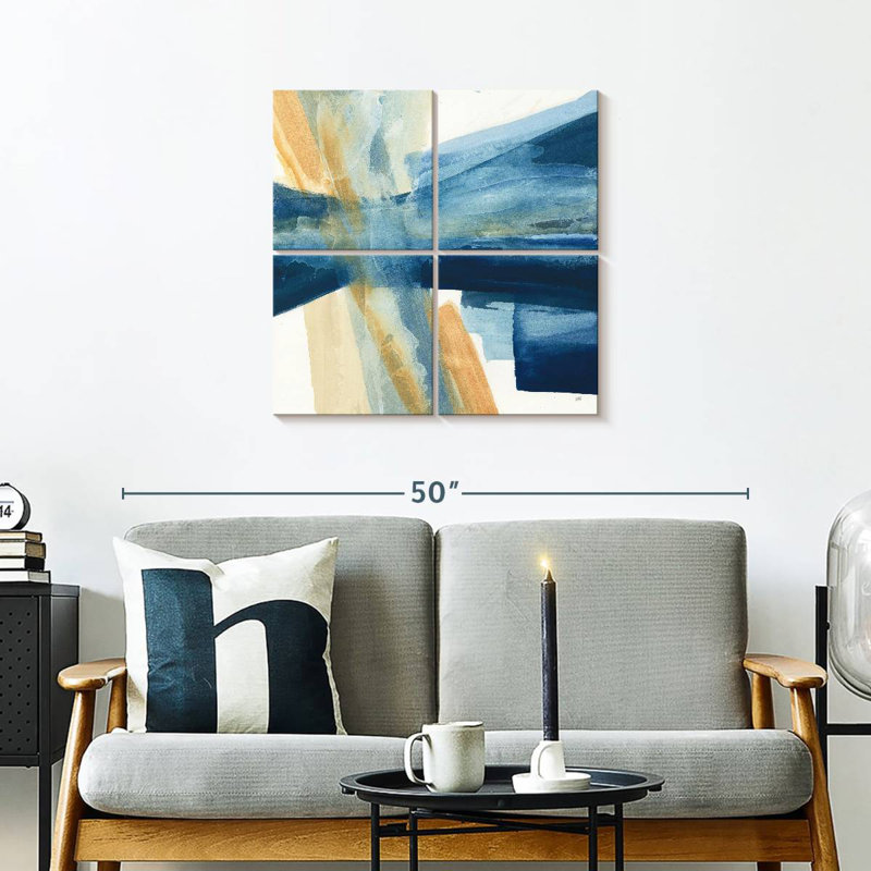 Indigo II, 26" H x 26" W