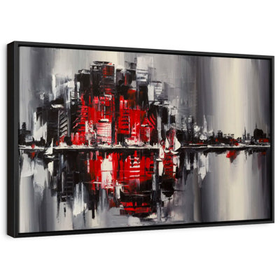Abstract Cityscape Canvas Print