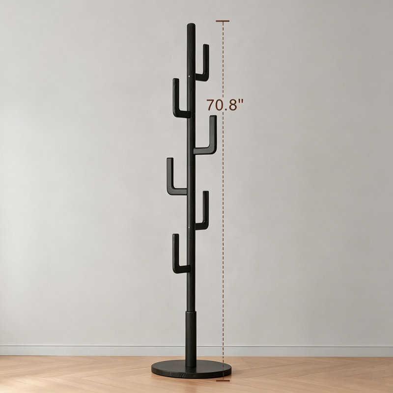 Freestanding Coat Rack, Black