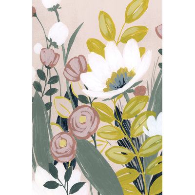 Garden Sketch II by Grace Popp - Wrapped Canvas Painting