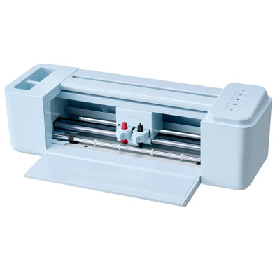 Vinyl Cutting Machine, 12 in, Button-Controlled Vinyl Cutter with Materials and Tool Kit, 5000+ Built-in Design Resources, Compatible with Mac, Windows, Android and iOS, for Customized Cards