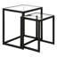 Glass Top Frame Nesting Tables-1566707490
