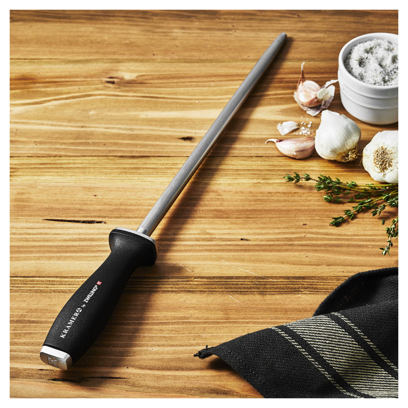 ZWILLING Bob Kramer Double Cut Honing Steel with Plastic Handle