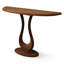 Console en bois massif brun noisette-1849238803