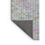 Tapis gris en laine et polyester tissé à la machine à chevrons-1647820534