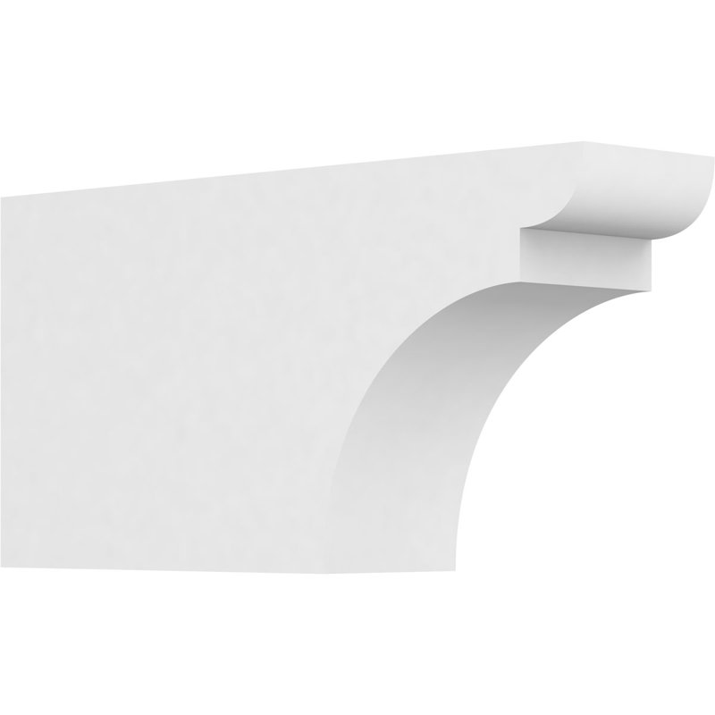 Queue de chevron standard en PVC de qualité architecturale Yorktown, H 6 po x L 3 po x P 12 po