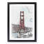Golden Gate Bridge - Picture Frame Graphic Art Print-55733132-55733135
