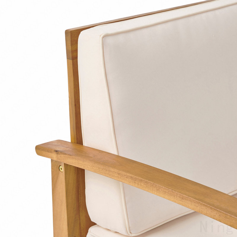 Club Chairs Set Of 2, Cream, Beige