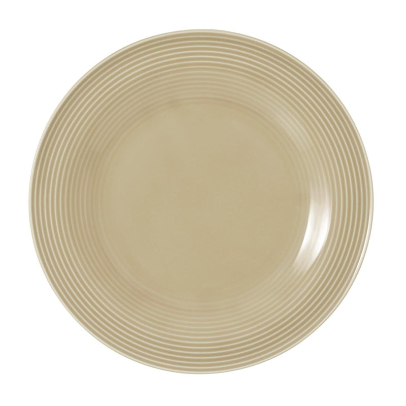 Zariyha Porcelain Dinner Plate, Sand