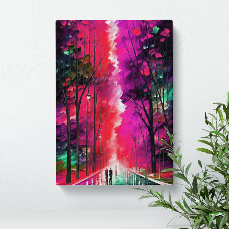 Woodland Forest In Colour No.1 - Wrapped Canvas Print, 50cm H x 35cm W x 3cm D