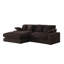 Canapé modulaire réversible en velours côtelé 105 po Modern Sofa Mystic-551764231