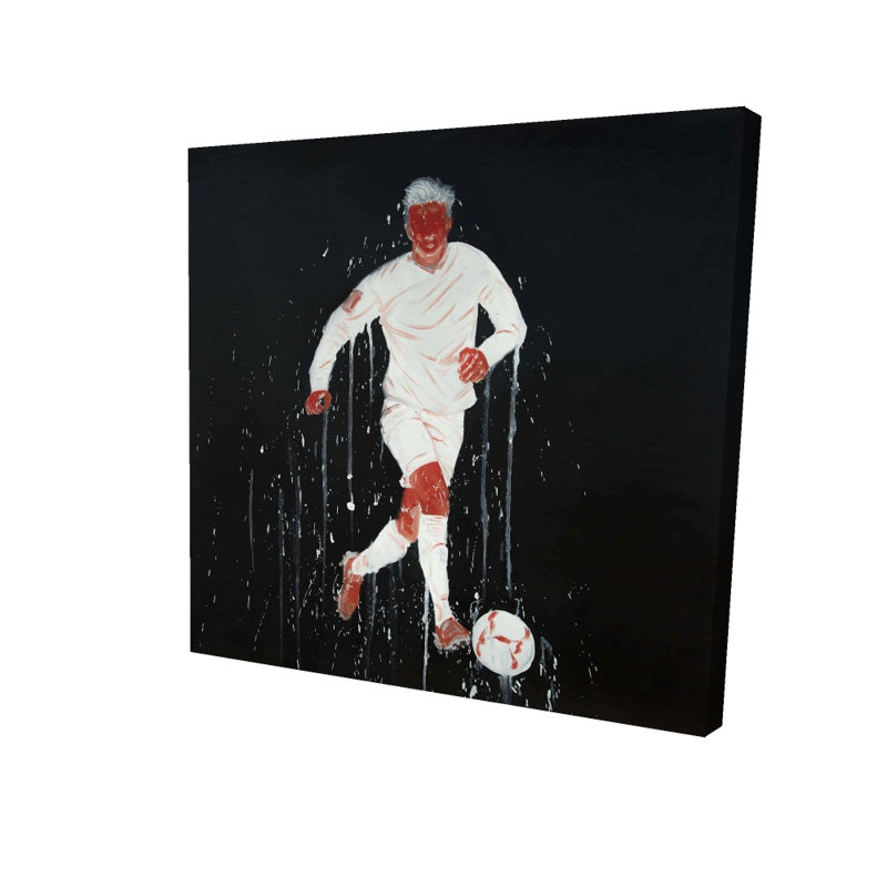 Toile de joueur de soccer | Décoration moderne pour homme et sports