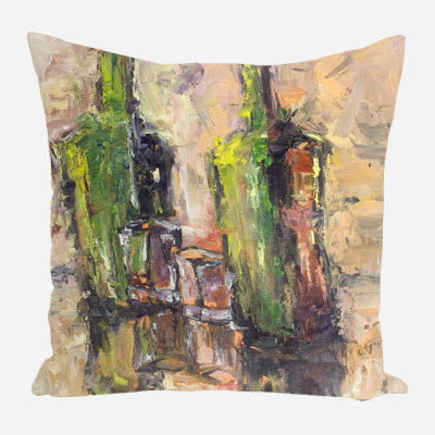 Linen Square Pillow Cover & Insert