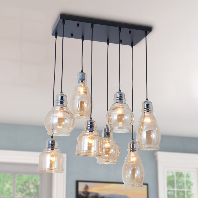 8 - Light Dimmable Cluster Pendant