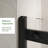 60.In W X 72.In H Single Sliding Frameless Shower Door with 1/4 inch Clear Tempered Glass