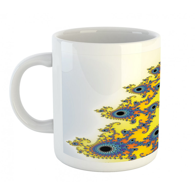 Grande tasse à café fractale