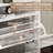 Flip-Down Shoe Storage Cabinet With Open Shelves