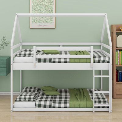 Low Bunk Bed,House Bed With Ladder