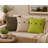 Solid Button Buttons Linen Throw Pillow-171730550