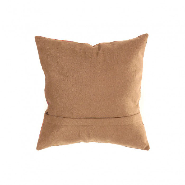 Square Pillow Cover & Insert, Red/Black