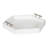 Norvan Hexagon Decorative Tray with Metal Handles-1804291048