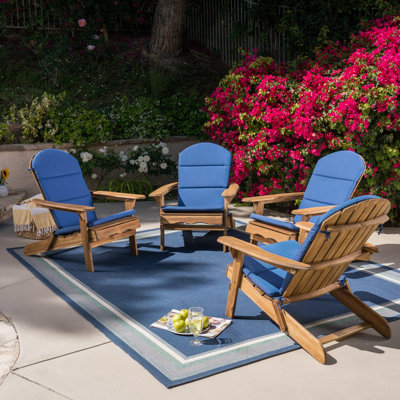 Matthias Solid Wood Folding Adirondack Chair by Rosecliff Heights
